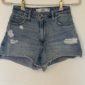 Hollister Women's Light Blue Jean Shorts